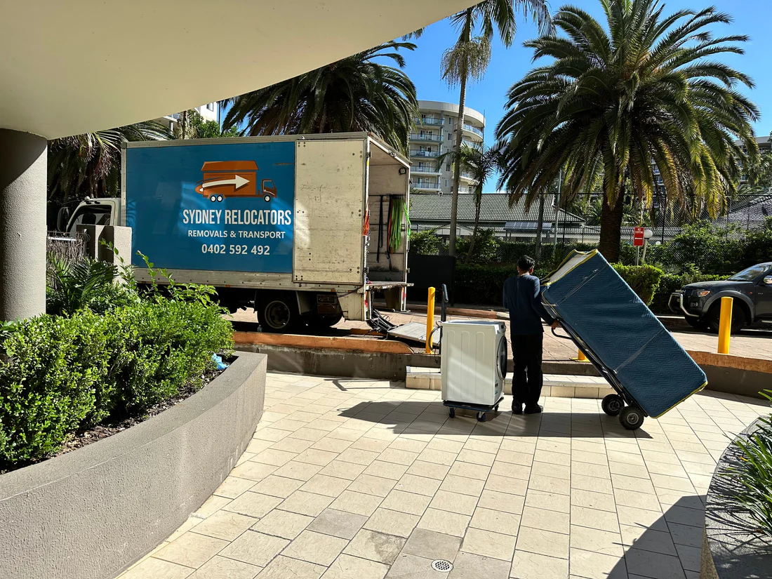 Sydney Relocators crew on a Coogee move